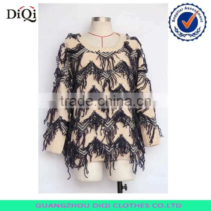 women high quality thick plus size pullover sweater
