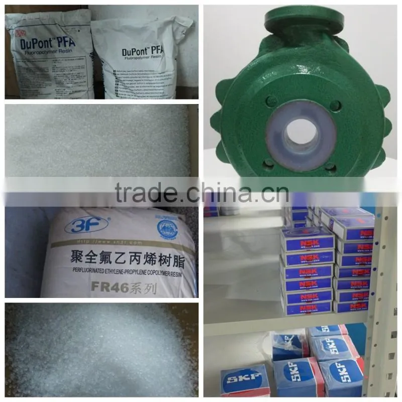 Independent R&D product,Teflon lined self priming centrifugal pump