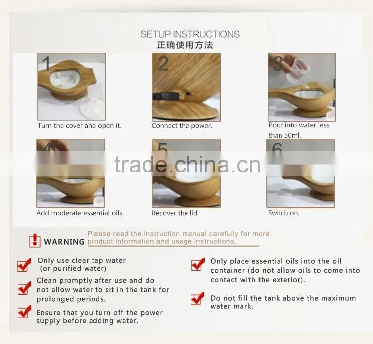 Classical car aroma diffuser ultrasonic cool mist humidifier aroma essential oil diffuser