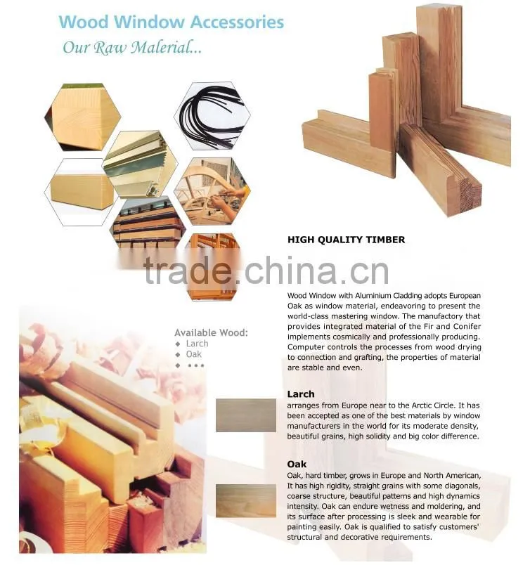 Yekalon High Quality Casement Or sliding wood window