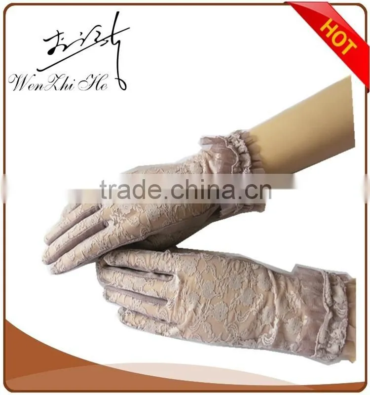 2016 New Fashion Sun Protective Party Wedding Dress Gloves For Flower Girls