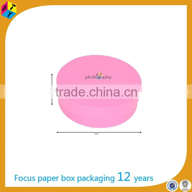 small gift packaging round cardboard gift boxes with lid
