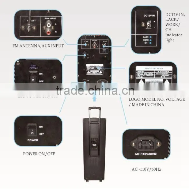 digital surround audio processor plastic sound box for toys music portable speaker