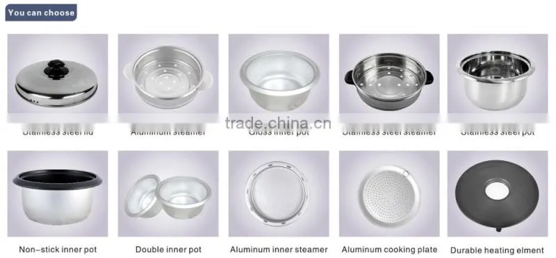 CE,CB certification White outer shell industrial drum rice cooker