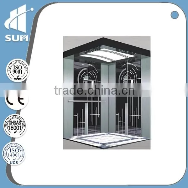 Speed 1.75m/s gearless traction machine passenger elevator