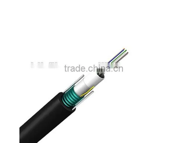 Unitube Light-armored GYXTW 6 core fiber optic cable, 6 core outdoor fiber optical cable