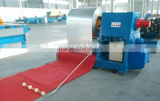 5 tons hydraulic steel coil unwinder