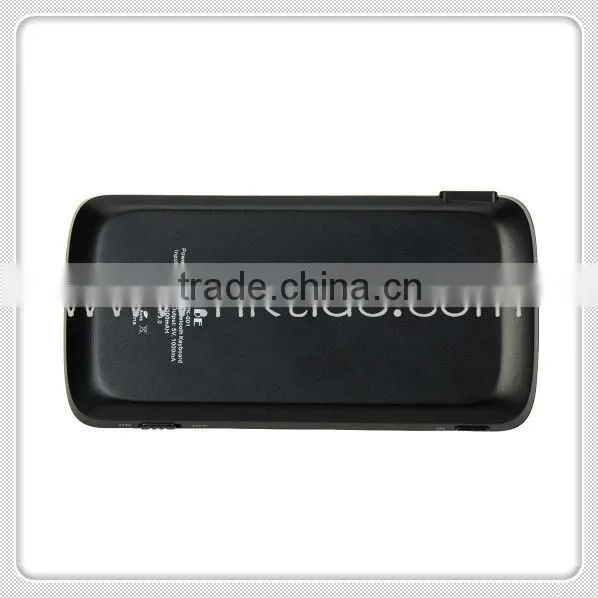 universal portable power bank Gtide PK-001 5000mAh power bank with handheld mini bluetooth keyboard, black keyboard