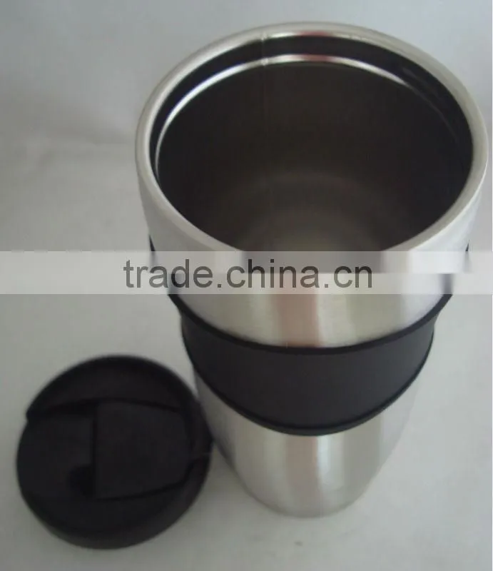 2013 New style!! double wall SS car mug with FDA APPROVED