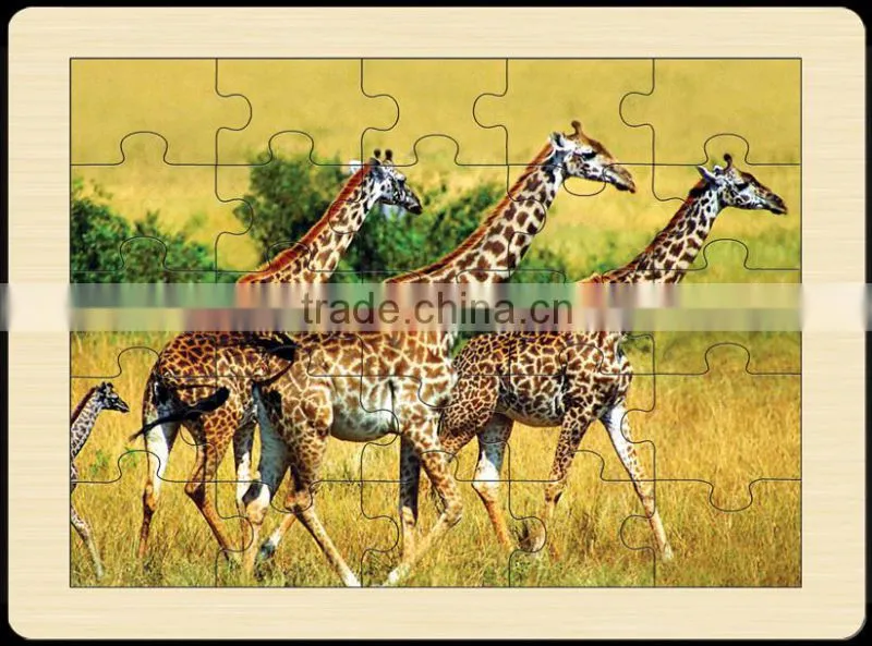 wooden puzzle with EN71