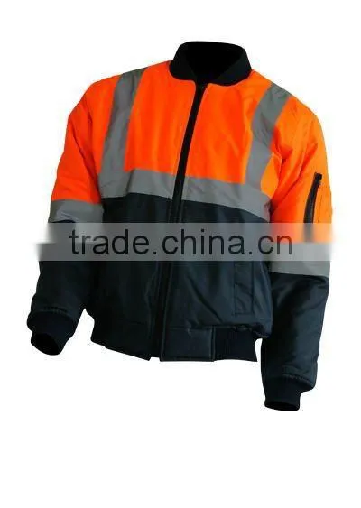 High Visibility Two -Tone bomber jacket wholesale