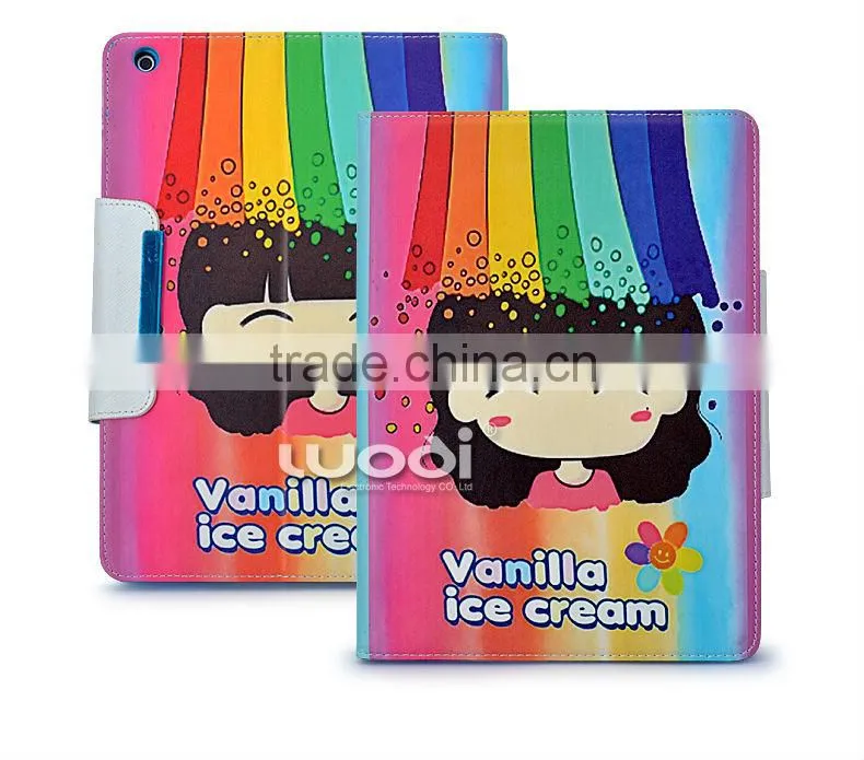 2014 New design belt clip leather case for ipad air tablet case cover for ipad case