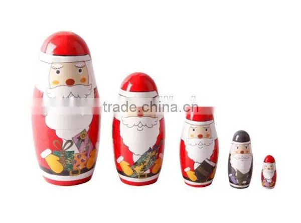 Home decoration wooden nesting doll