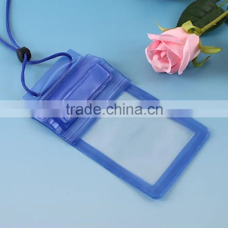 2016 new fashionable colorful funky design cheap mobile phone silicone waterproof bag