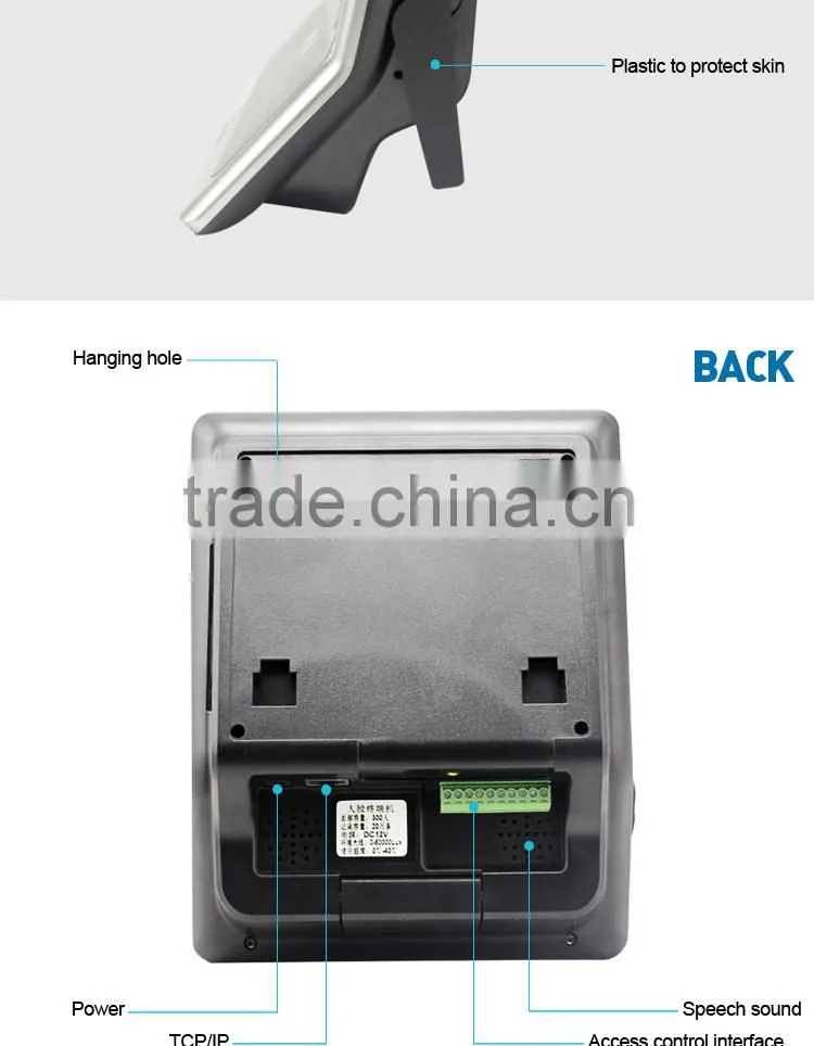 OC046 Biometric Face Identification and Fingerprint Time Attendance Device