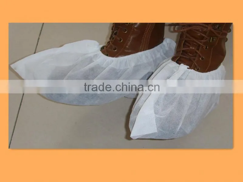 White color wholesale disposable nonwoven shoe cover