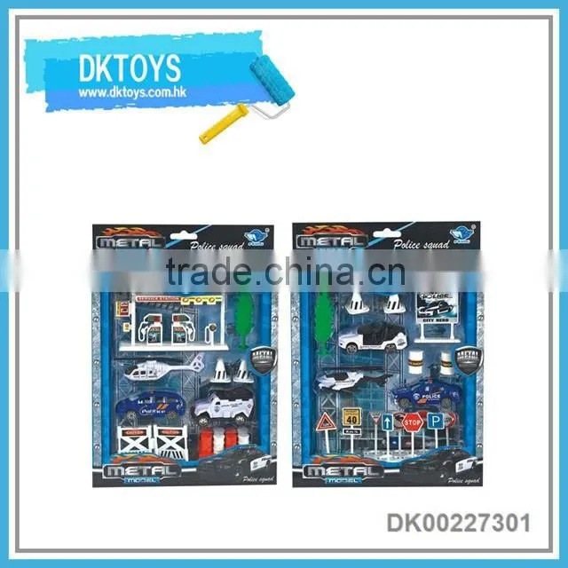Free wheel diecast car police series