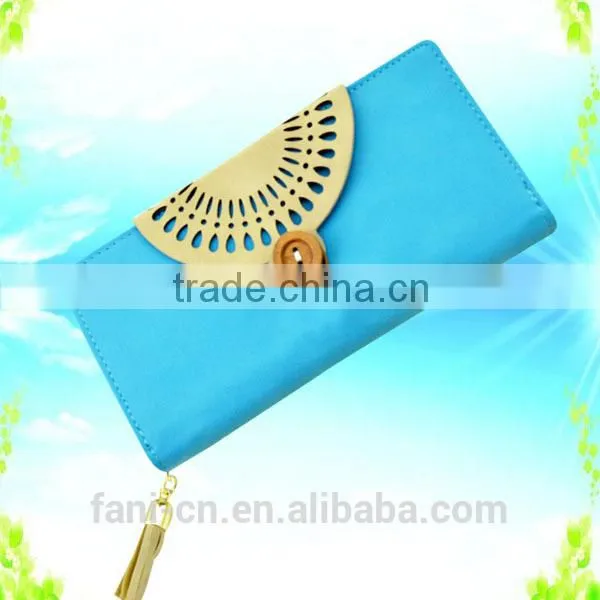 2015 new arrival multi card holder fancy PU leather wallet with custom design for women