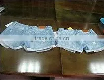 washed denim shorts/garment washing inspection in China
