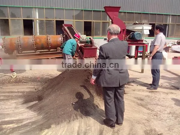 Horse manure pellet making machine
