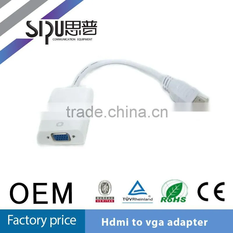 SIPU Hot Sale s-video Vga Rca to Hdmi Converter Hdmi to Vga Cable