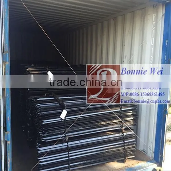 Black Bitumen Coated Y Star Picket