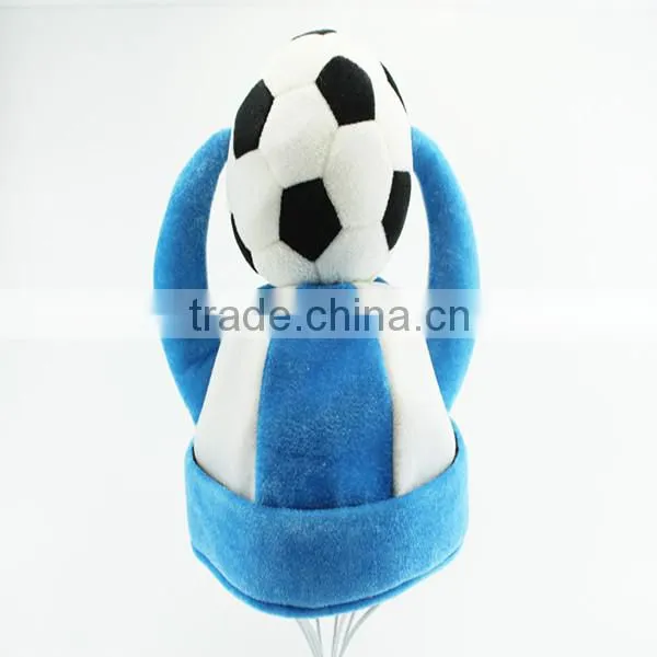 White and Red Cloche Funny Santa Claus Animal Christmas Hat