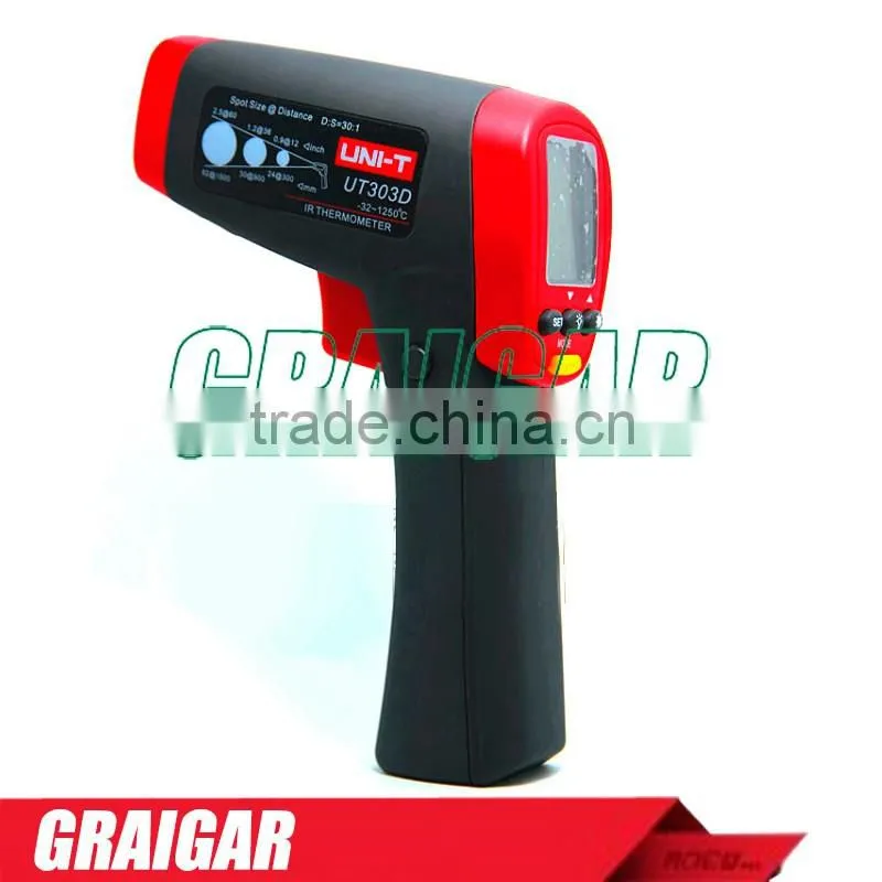 UNI-T UT303D Handheld Gun Digital Lase IR Infrared Thermometer -32C-1250C Temperature Gun