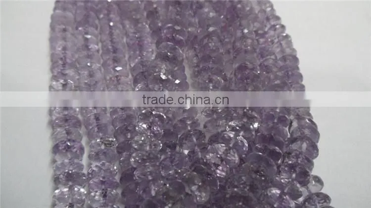 Pink Amethyst Roundell Faceted