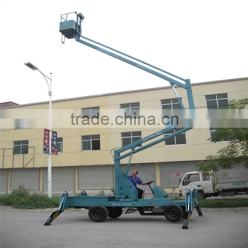 Hyadraulic aerial boom lift rental with ce