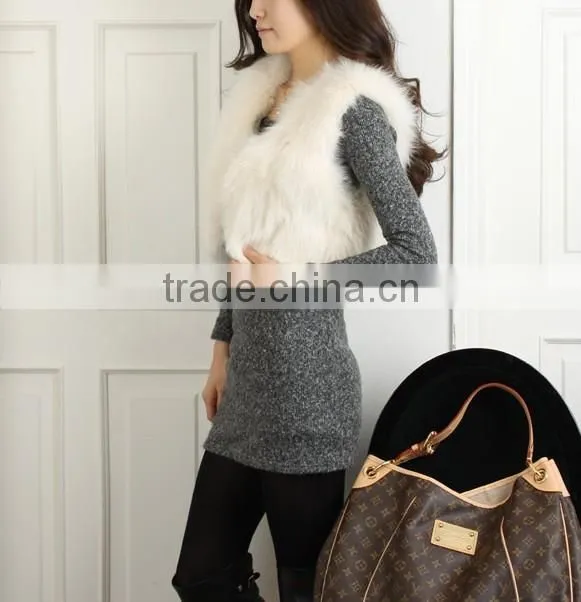 new arrival lamb fur vest for girls