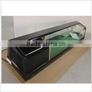 High quality cooked food display cabinet sushi showcase