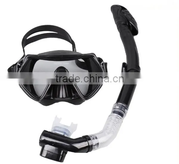 Scuba Diving Mask Snorkel Glasses Set Silicone Swimming Pool Equipment Swimming Accessories 2016 NEW 3 COLORS