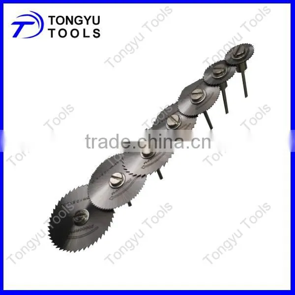 HSS Circular Saw Blades Mini cutting Discs cutoff and extension Rod For Rotary tool set