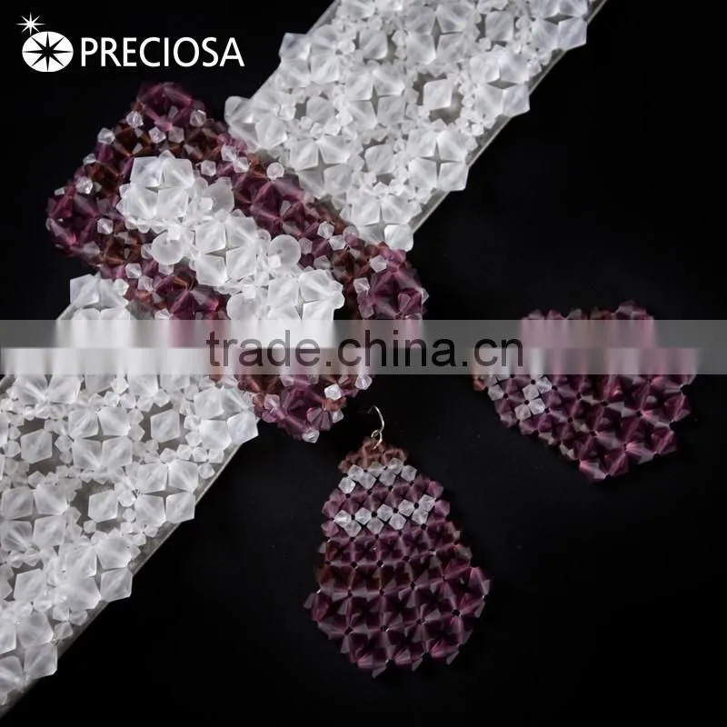 PRECIOSA Crystal Beads Oat MC Glass Stone for Wedding Dress