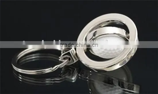 Cheap silver metal nickle free mini soccer ball keychain
