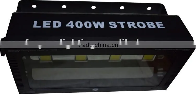 100% Factory Direct Sale High Brightness 4x100w White DMX512 400w LED Strobe