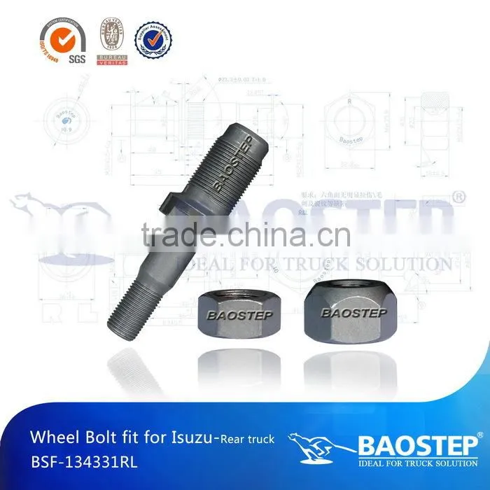 Alta resistencia tornillos del cubo for Isuzu-JUNBO/1997 rear