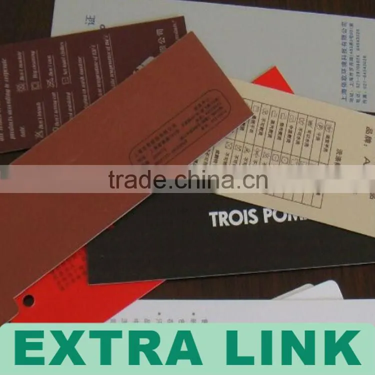 High-end Kraft Paper Printed Hangtags With Thick String (We Supply Factory Price)
