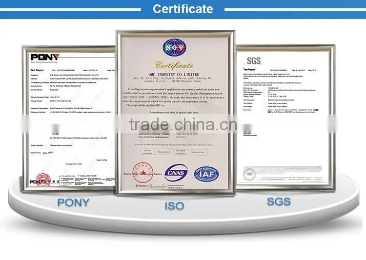 fiber optic SC simplex singllemode white patch cord from factory