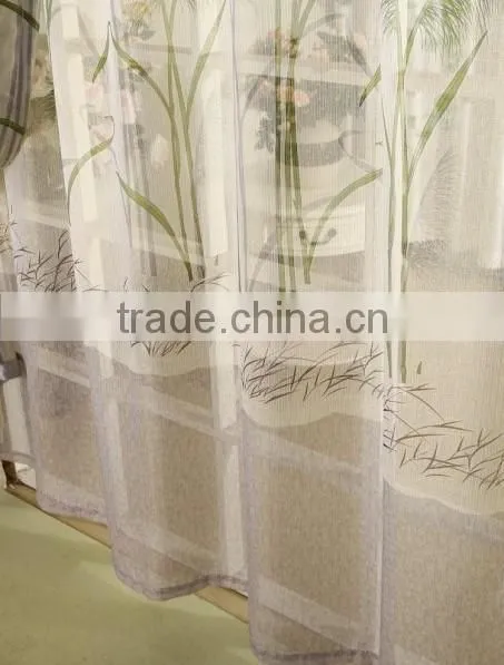 2015 hot sale printed designed No. 26 window curtains, made- up black out fabric in home or hotel