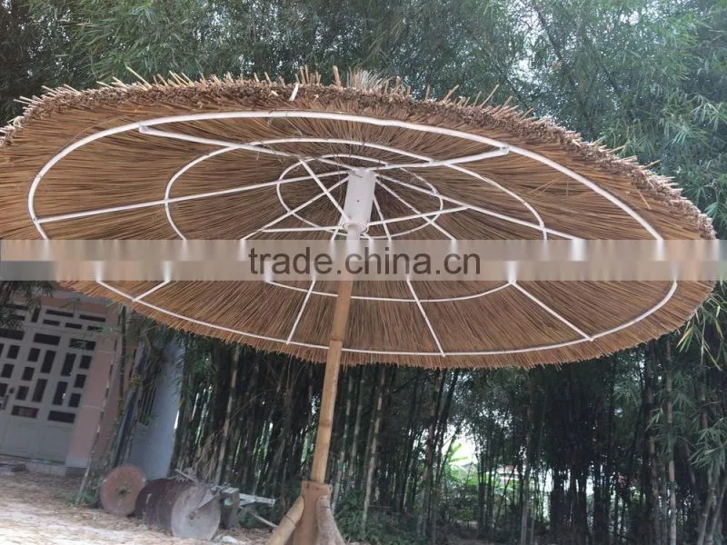 PALM LEAF THATCH UMBRELLA, SEAGRASS UMBBRELLA - CHEAPEST PRICE