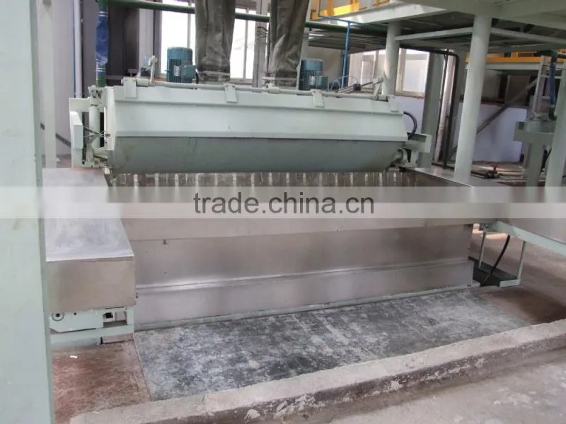Gypsum block making machine