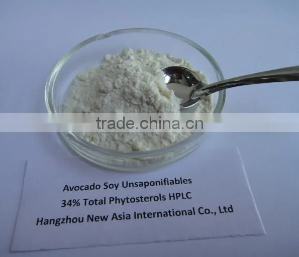 100% Pure Avocado Soybean Unsaponifiables(ASU) standardized avocado extract 34% Total Phytosterols HPLC
