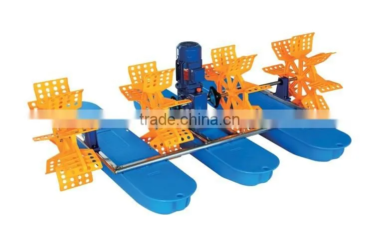 paddlewheel fish pond aerator/ waterwheel model oxygen increasing aerator