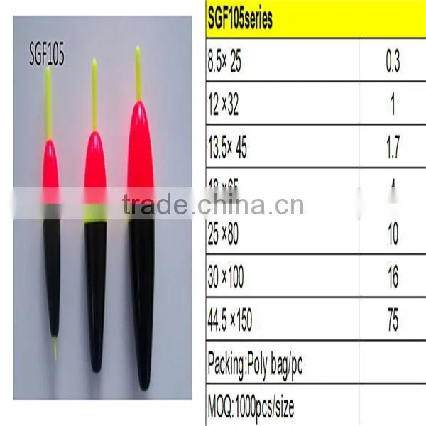 Fishing float part wholesale distributor foam fishing float fishing tackle Fishing float part