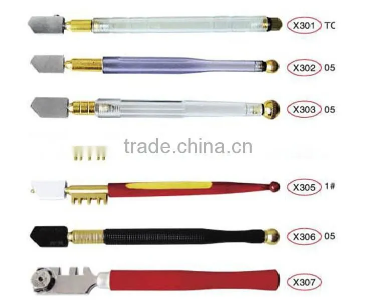High Quality tungsten steel blade plastic hand diamond tip glass cutter