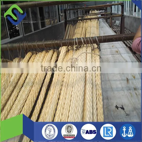 12-strand 56mm ultra-high molecular-weight polyethylene rope UHMWPE rope for towage and salvage