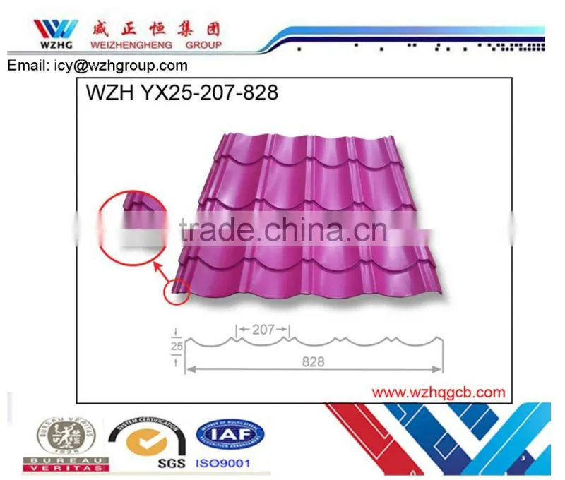 PPGI/PPGL GREEN RAL6029 corrugated/plain steel plate export to Turkmenistan
