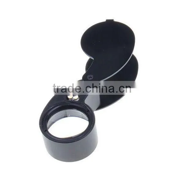 2014 New 40x 25mm LED Light Jewelers Eyes Optical Glass Loupe Magnifier Magnifying